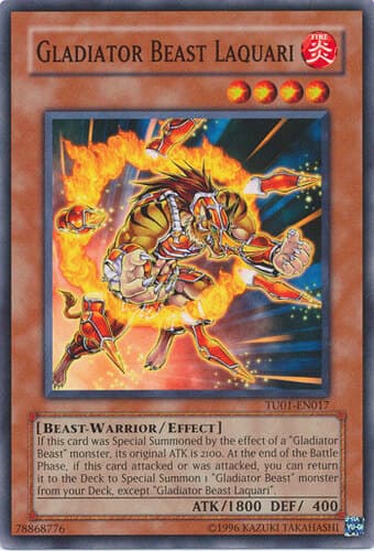 Gladiator Beast Laquari - TU01-EN017 Common Unlimited