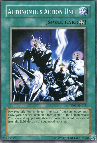 Autonomous Action Unit - TU02-EN015 Common Unlimited