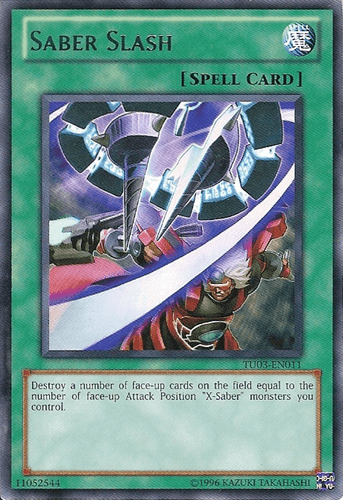 Saber Slash - TU03-EN011 Rare Unlimited