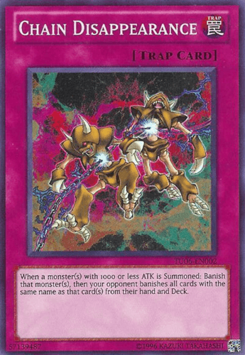 Chain Disappearance - TU06-EN002 Super Rare Unlimited