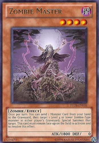 Zombie Master - TU06-EN006 Rare Unlimited