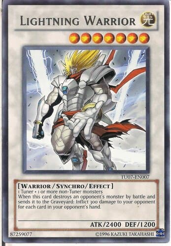 Lightning Warrior - TU07-EN007 Rare Unlimited