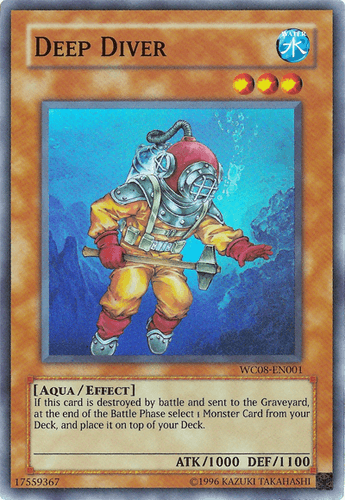 Deep Diver - WC08-EN001 Super Rare Limited Edition
