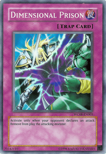 Dimensional Prison - WC08-EN003 Super Rare Limited Edition