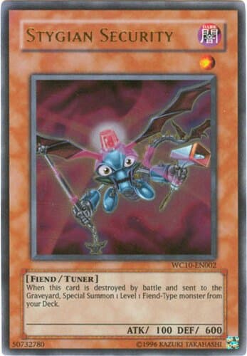 Stygian Security - WC10-EN002 Ultra Rare Limited Edition