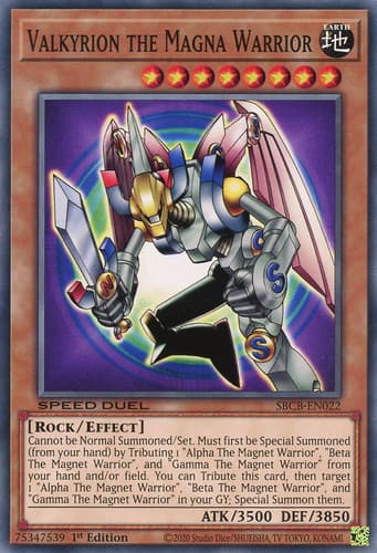 Valkyrion the Magna Warrior - WC4-E001 Prismatic Secret Rare Unlimited