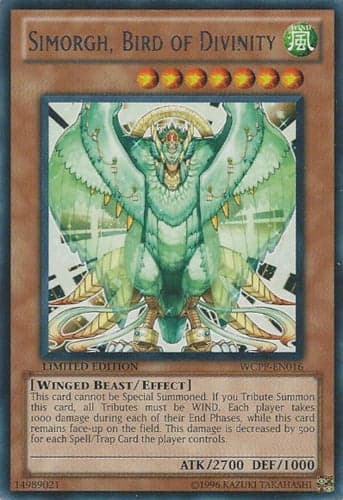 Simorgh, Bird of Divinity - WCPP-EN016 Rare Limited Edition