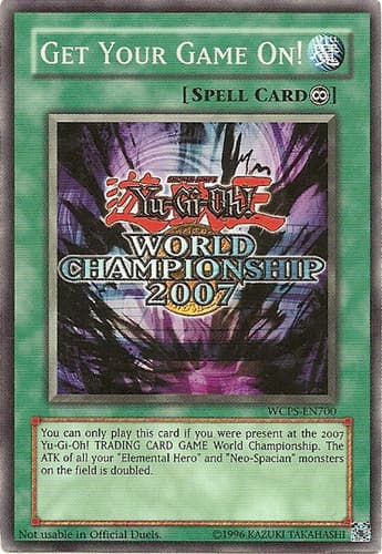 Get Your Game On! - WCPS-EN700 Common Limited Edition
