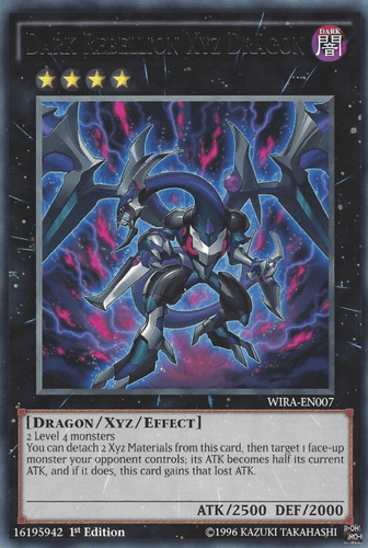 Dark Rebellion Xyz Dragon - WIRA-EN007 Rare 1st Edition