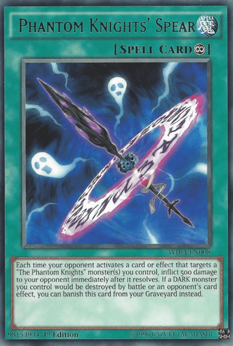 Phantom Knights' Spear - WIRA-EN008 Rare 1st Edition
