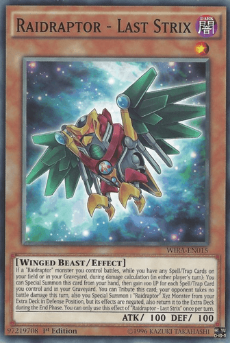 Raidraptor - Last Strix - WIRA-EN015 Common 1st Edition