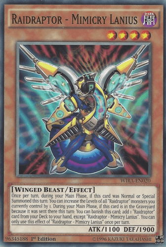 Raidraptor - Mimicry Lanius - WIRA-EN020 Common 1st Edition