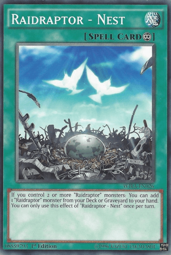 Raidraptor - Nest - WIRA-EN026 Common 1st Edition