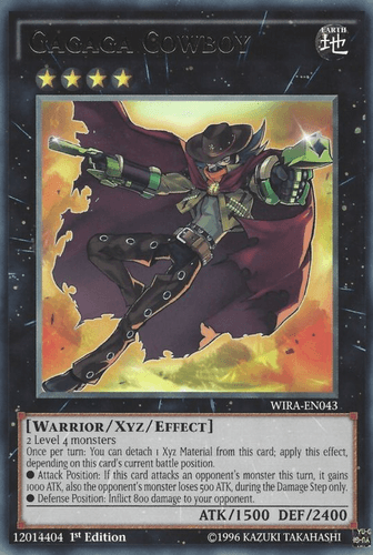 Gagaga Cowboy - WIRA-EN043 Rare 1st Edition