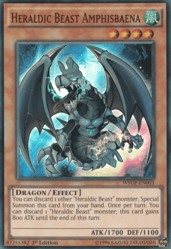 Heraldic Beast Amphisbaena - WSUP-EN003 Super Rare 1st Edition