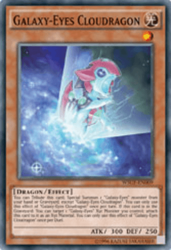 Galaxy-Eyes Cloudragon - WSUP-EN009 Super Rare 1st Edition
