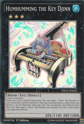 Humhumming the Key Djinn - WSUP-EN023 Super Rare 1st Edition