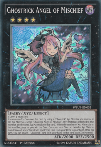 Ghostrick Angel of Mischief - WSUP-EN035 Super Rare 1st Edition