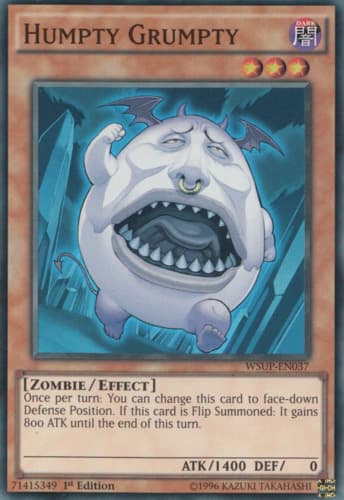 Humpty Grumpty - WSUP-EN037 Super Rare 1st Edition
