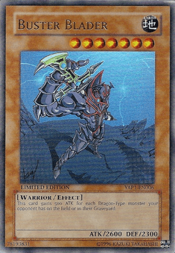 Buster Blader - YAP1-EN006 Ultra Rare Limited Edition