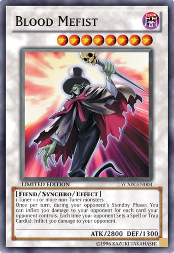 Blood Mefist - YCSW-EN004 Ultra Rare Limited Edition