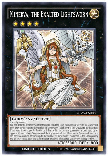 Minerva, the Exalted Lightsworn - YCSW-EN008 Ultra Rare Limited Edition