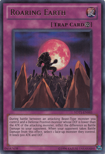 Roaring Earth - YDT1-EN003 Ultra Rare Limited Edition
