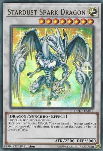 Stardust Spark Dragon - YF05-EN001 Ultra Rare Limited Edition
