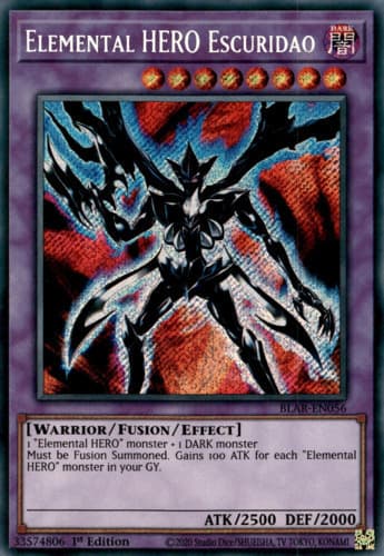 Elemental HERO Escuridao - YG09-EN001 Ultra Rare Limited Edition