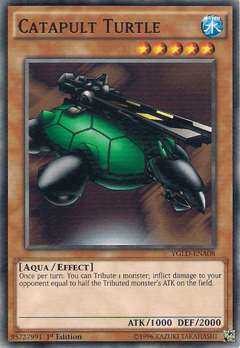 Catapult Turtle - YGLD-ENA08 Common 1st Edition