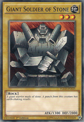 Giant Soldier of Stone - YGLD-ENA15 Common Unlimited