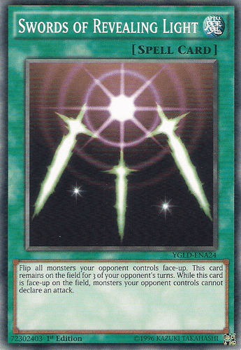 Swords of Revealing Light - YGLD-ENA24 Common Unlimited