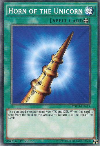 Horn of the Unicorn - YGLD-ENA29 Common 1st Edition