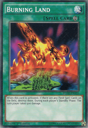 Burning Land - YGLD-ENA31 Common Unlimited