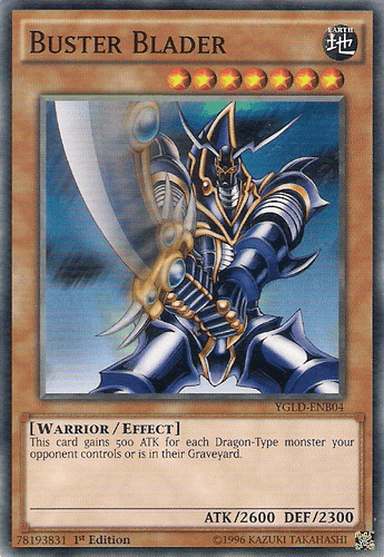 Buster Blader - YGLD-ENB04 Common 1st Edition