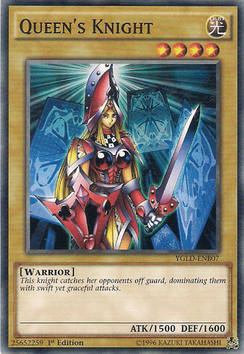 Queen's Knight - YGLD-ENB07 Common 1st Edition