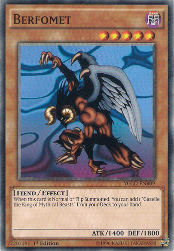 Berfomet - YGLD-ENB09 Common 1st Edition