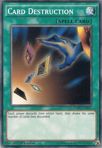 Card Destruction - YGLD-ENB27 Common Unlimited