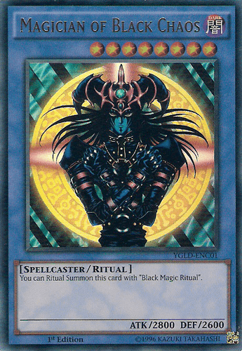 Magician of Black Chaos - YGLD-ENC01 Ultra Rare Unlimited