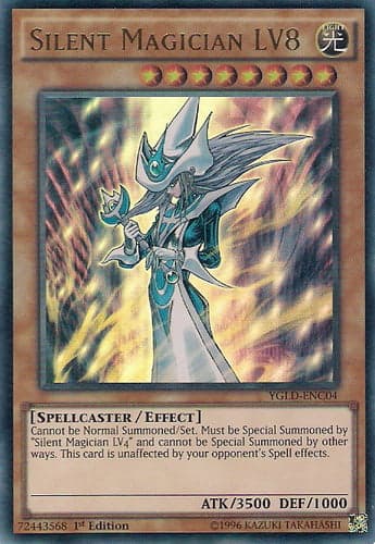 Silent Magician LV8 - YGLD-ENC04 Ultra Rare 1st Edition