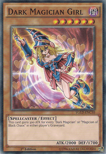 Dark Magician Girl - YGLD-ENC10 Common Unlimited
