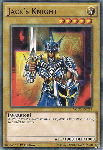 Jack's Knight - YGLD-ENC13 Common 1st Edition