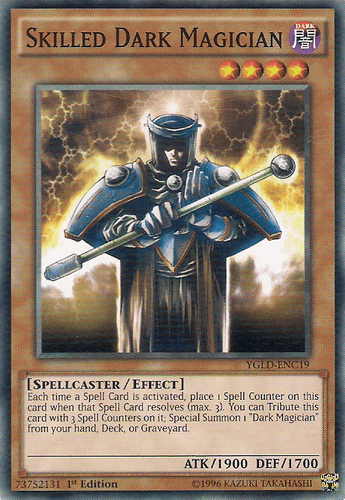 Skilled Dark Magician - YGLD-ENC19 Common Unlimited
