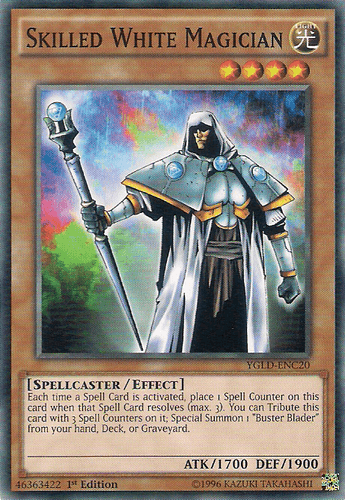 Skilled White Magician - YGLD-ENC20 Common Unlimited