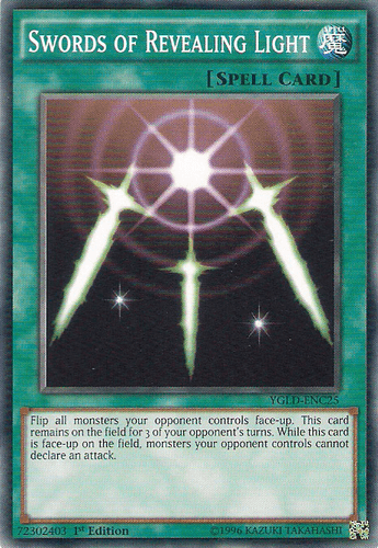 Swords of Revealing Light - YGLD-ENC25 Common Unlimited