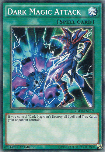 Dark Magic Attack - YGLD-ENC29 Common 1st Edition
