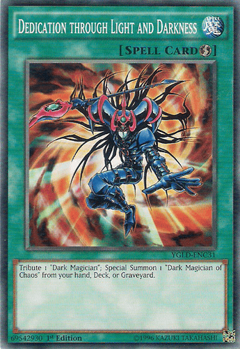 Dedication through Light and Darkness - YGLD-ENC31 Common 1st Edition