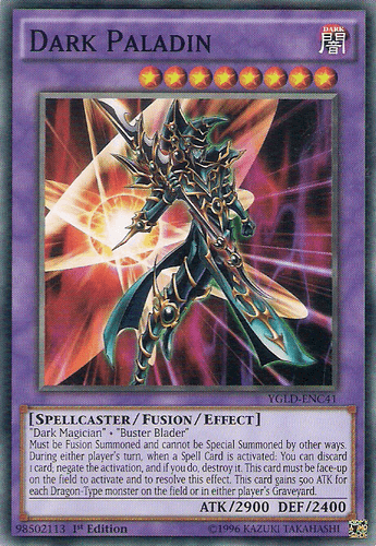Dark Paladin - YGLD-ENC41 Common Unlimited