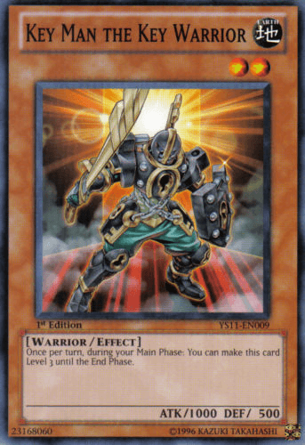 Key Man the Key Warrior - YS11-EN009 Common 1st Edition