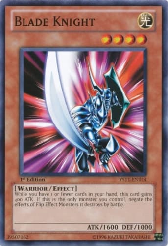 Blade Knight - YS11-EN014 Common 1st Edition